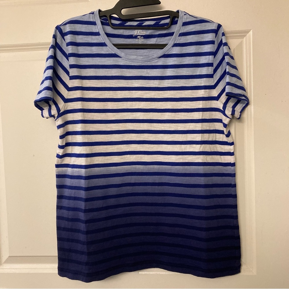 J. Crew Ombré Dip Dye T-Shirt - L